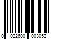 Barcode Image for UPC code 0022600003052. Product Name: Church & Dwight Co.  Inc. Nair Body Cream Hair Remover  Oat Milk & Vanilla  Body Hair Removal Cream for Women  7.9 oz