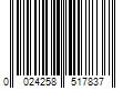 Barcode Image for UPC code 0024258517837