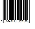 Barcode Image for UPC code 0024319170186. Product Name: TMS Kaitlyn Cross-Back Indoor Dining Chairs  Set of 2  White