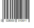 Barcode Image for UPC code 0025000010811