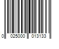 Barcode Image for UPC code 0025000013133