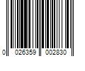 Barcode Image for UPC code 0026359002830