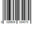 Barcode Image for UPC code 0026509034070. Product Name: Allen Company Vanish Omnitex Camouflage Netting  12  x 56   Unisex  Mossy Oak  Polypropelene