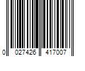 Barcode Image for UPC code 0027426417007. Product Name: Minwax Wood Hardener 16-fl oz Clear Wood Filler | 41700000