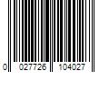 Barcode Image for UPC code 0027726104027