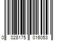 Barcode Image for UPC code 0028175016053. Product Name: Klotz KL-605; Chain Lube- 15.5Oz