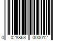 Barcode Image for UPC code 0028863000012. Product Name: ? Colora Colora Henna Powder Hair Color Black  2 oz