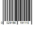 Barcode Image for UPC code 0029156191110