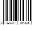 Barcode Image for UPC code 0029311364335