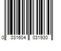 Barcode Image for UPC code 0031604031930