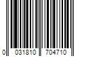 Barcode Image for UPC code 0031810704710