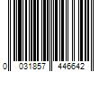 Barcode Image for UPC code 0031857446642. Product Name: Gampak 44664 1.25 in. Clamp Type Cable Connector - Silver