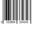 Barcode Image for UPC code 0033594334343