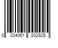 Barcode Image for UPC code 0034061002925