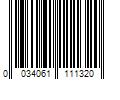 Barcode Image for UPC code 0034061111320