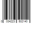 Barcode Image for UPC code 0034223502140. Product Name: Igloo Bone.obsn.bone.st-gry 25-Quart Insulated Marine Cooler in Off-White | 50214