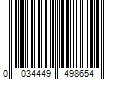 Barcode Image for UPC code 0034449498654