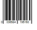 Barcode Image for UPC code 0036584195160