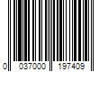 Barcode Image for UPC code 0037000197409