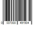 Barcode Image for UPC code 0037000491934