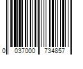 Barcode Image for UPC code 0037000734857. Product Name: Procter & Gamble Crest 3D White Brilliance Alcohol Free Whitening Mouthwash  Mint  500 mL