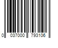 Barcode Image for UPC code 0037000793106