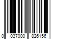 Barcode Image for UPC code 0037000826156. Product Name: Quality King Febreze Car New Car Scent .06fo