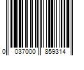 Barcode Image for UPC code 0037000859314. Product Name: Luvs Diapers  Ultra Leakguards  Size 5 (over 27 lb)  66 Count