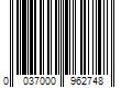 Barcode Image for UPC code 0037000962748