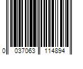 Barcode Image for UPC code 0037063114894. Product Name: Adams Manufacturing RealComfort Stackable Blue Resin Frame Stationary Adirondack Chair with Solid Seat | 8371-94-4702
