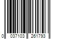 Barcode Image for UPC code 0037103261793. Product Name: JobSmart 6 in. Linesman Pliers
