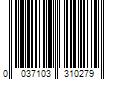 Barcode Image for UPC code 0037103310279. Product Name: Husky 3/16 in. x 4 in. Round Shaft Cabinet Tip Slotted Screwdriver