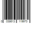 Barcode Image for UPC code 0038613119970. Product Name: National Hardware N119974 V2025 3/4  Shoulder Hook Solid Brass Finish