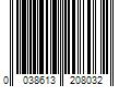 Barcode Image for UPC code 0038613208032. Product Name: NATIONAL MFG SALES CO National Hardware - V528 Hinge Pin Closer