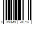 Barcode Image for UPC code 0038613208735. Product Name: National Hardware 1-1/2 in. x 5/8 in. V115 Corner Brace, Galvanized