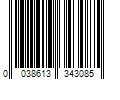 Barcode Image for UPC code 0038613343085. Product Name: National Hardware 8-Piece 72-in Bi-pass Door Sliding Closet Door Track Kit | N343-087