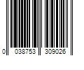 Barcode Image for UPC code 0038753309026. Product Name: Oatey 32 oz. Medium Black ABS Cement