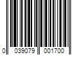 Barcode Image for UPC code 0039079001700. Product Name: Central Garden and Pet Adams Flea & Tick Carpet & Home Spray for Houses with Cats and Dogs  16 Ounce Can