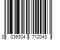 Barcode Image for UPC code 0039304712043