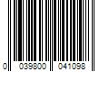 Barcode Image for UPC code 0039800041098. Product Name: Energizer 123 Lithium Battery (3V, 1500mAh)