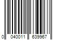 Barcode Image for UPC code 0040011639967. Product Name: TaylorMade Taylor Made 45971 Clearvue Standard P-Shape 10  Vinyl Dock Edging