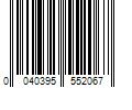 Barcode Image for UPC code 0040395552067. Product Name: Steelworks 1-in x 3-ft Zinc-Plated Steel Perforated Square Tube | 11197
