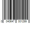 Barcode Image for UPC code 0040647001299