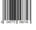 Barcode Image for UPC code 0040773098743. Product Name: The Big OneÂ® Ombre Noodle Memory Foam Bath Rug, Lt Beige, 20X32