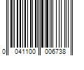 Barcode Image for UPC code 0041100006738. Product Name: Beiersdorf Coppertone Sport Sunscreen Spray  SPF 100 Spray Sunscreen  5.5 Oz