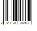 Barcode Image for UPC code 0041100809612