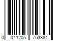 Barcode Image for UPC code 0041205753384