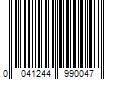 Barcode Image for UPC code 0041244990047