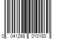 Barcode Image for UPC code 0041298010180