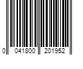 Barcode Image for UPC code 0041800201952. Product Name: WELCH FOODS INC. Welch s Mango Twist Juice Cocktail  96 fl oz Bottle